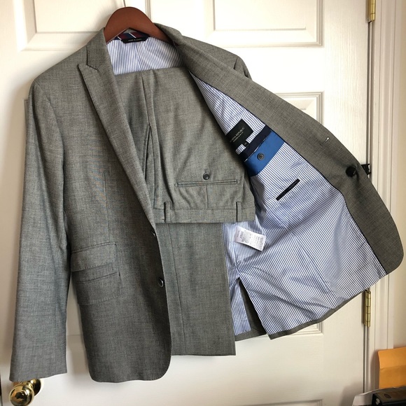 Banana Republic suit slim jacket 40R pants 33/32 - Picture 1 of 6